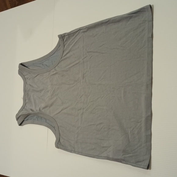 Alexander Wang Grey Loose Fit Tank Top A10 - Picture 6 of 6